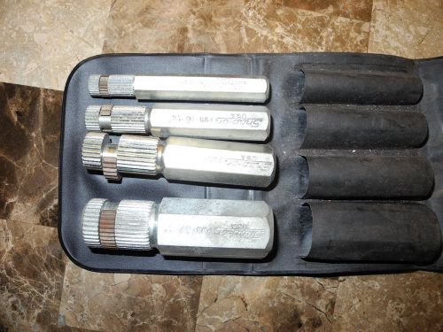 Snap On Tools PWN-904 Internal Pipe Wrench Set 4 Piece Kit 3/8&#034;-1&#034; USA