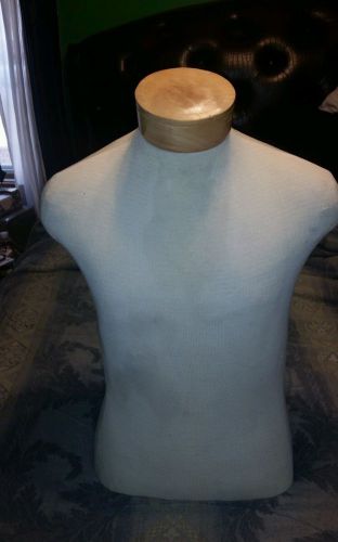 White MALE MaN MANNEQUIN Hollow  DISPLAYDress Form Body Torso DISPLAY Men SHIRT