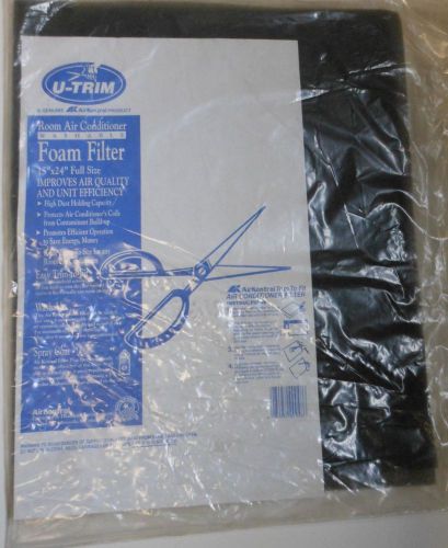 AirKontrol Trim To Fit Washable 15&#034;x24&#034; Air Conditioner Filter NIB