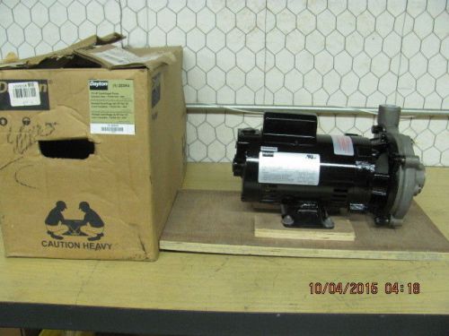 Dayton 2zxk4 stainless steel centrifugal pump, 1/2 hp, volt 115/230 for sale