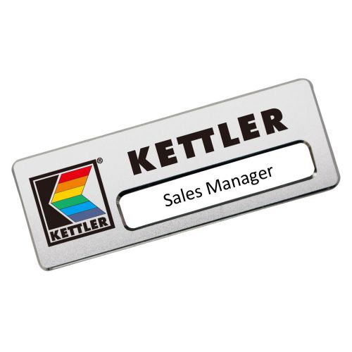 10pcs Personalize Custom Name Badge Clips Employee Badge ID badge Name Tag Badge