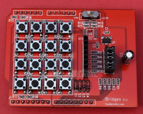 IBridge 4x4 keypad 5V DC with Nokia LCD Interface for Arduino