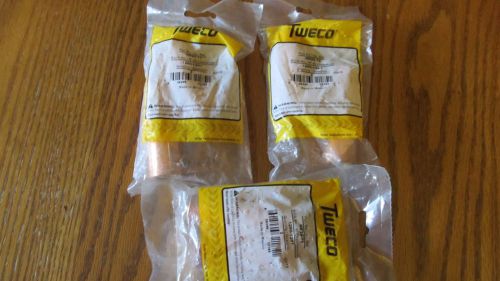 3 packs of 2 tweco mig welding  hd26-75 heavy duty nozzle assembly hd2675 for sale