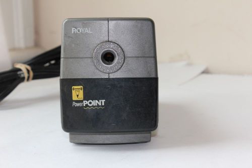 Royal Power Point Electric Auto-Stop Pencil Sharpener