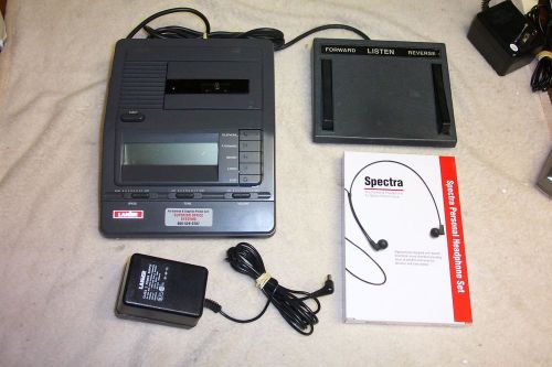 DICTAPHONE MICRO CASSETTE TRANSCRIBER BY LANIER MODEL VW - 260 W/ACCESSORIES