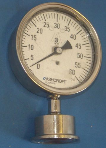 Ashcroft Gauge 3-74-03 Steampunk Art Ready Gauge With Housing 60 PSI Gauge