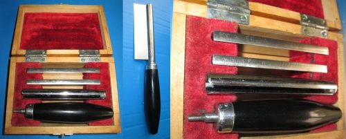 Vintage Set Germany Microtome knife blades.