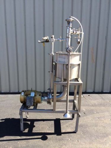 Mojonnier Model DM-18 Deairator, Standalone Unit, Stainless Steel