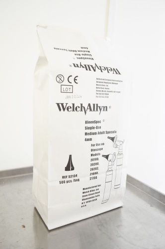 Welch Allyn Otoscope KleenSpec Medium Adult Specula (500 pcs/bag)