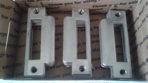 Locksmith Lot Of 30 pcs 4 7/8&#034; ANSI Commercial Strike Plate - Large hole