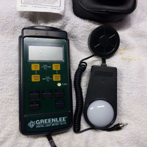 Greenlee Digital Light Meter 93-172