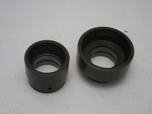 Hardinge ex-deep step chuck closers 2 pcs. 2&#034; O.C. &amp; 3&#034; O.C. Taper mount