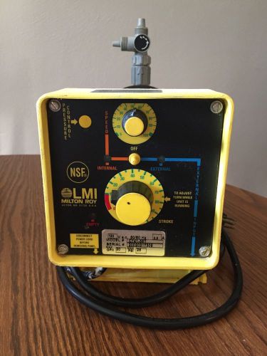 Milton Roy LMI Series C Electric Dosing Metering Pump 20 GPH @ 25 PSI, C741-35T