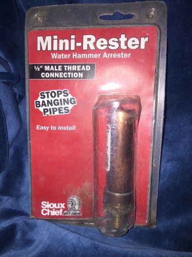 Sioux chief 660-g2 mini-rester   water hammer arrester  1/2&#034; male lead free for sale