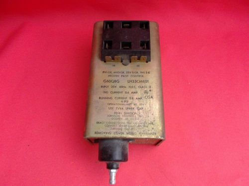 Johnson Controls G60QBG Carrier LH33CM601 Intermittent Pilot Ignition Control