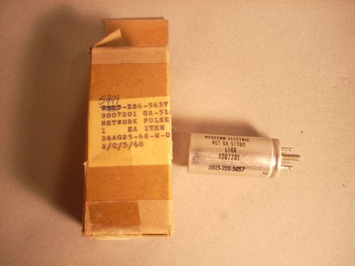 WESTERN ELECTRIC NETWORK PULSE FORMING P/N 8007201 NSN 5999-00-226-5657