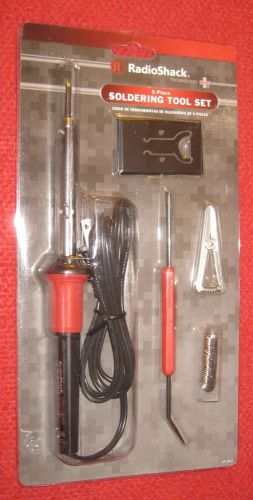 New RadioShack 5-Piece 30W Soldering Tool Set 640-2802