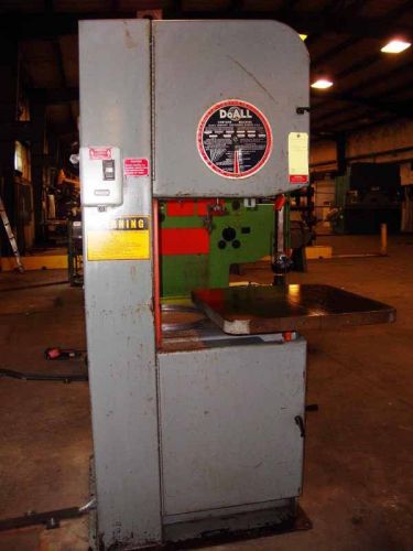 20&#034; thrt 13&#034; h doall 2013-v vertical band saw, vari-speed, 3 hp, 1&#034; blade for sale