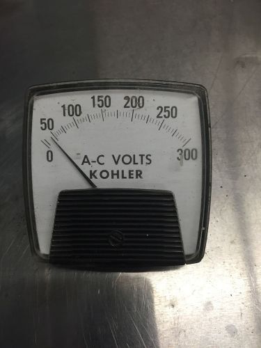 GE Kohler AC Voltmeter 0-300 VAC