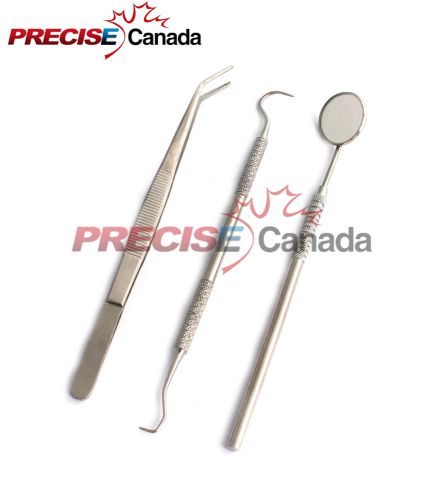 DENTIST DENTAL MOUTH MIRROR &amp; SCALER HYGIENE EXAMINATION CLEANING SET PR-0030