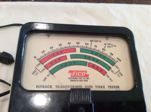 Vintage Eico Model 944 Flyback Transformer &amp; Yoke Tester 72005