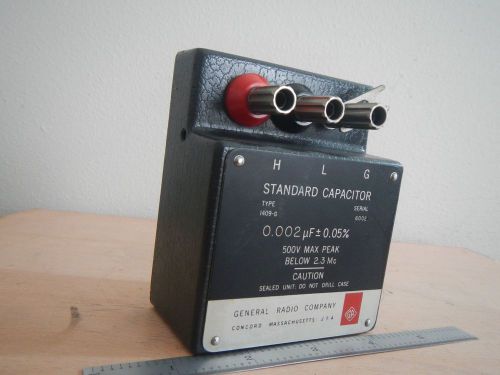 GENERAL RADIO GenRad TYPE 1409-G  0.002uf ±0.05% STANDARD CAPACITOR