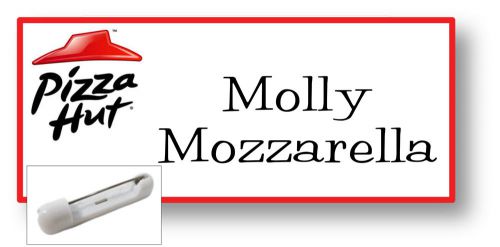1 name badge funny halloween costume pizza hut molly mozzarella pin ships free for sale