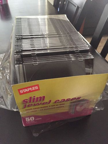 Staples Slim Jewel Cases