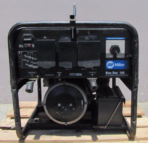 Miller blue star 185 dx welder 6000 watt generator kohler gas engine for sale