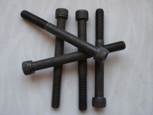 Set of 5 Socket Head Cap Screws  3/8&#034;-16 x 3-3/4&#034; long. New without box.