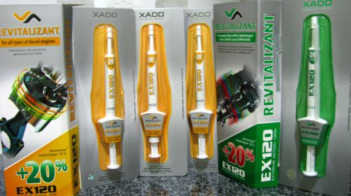 Ex120 xado set 3 syringe for diesel+1for manual gearbox,direct shift &amp;different for sale