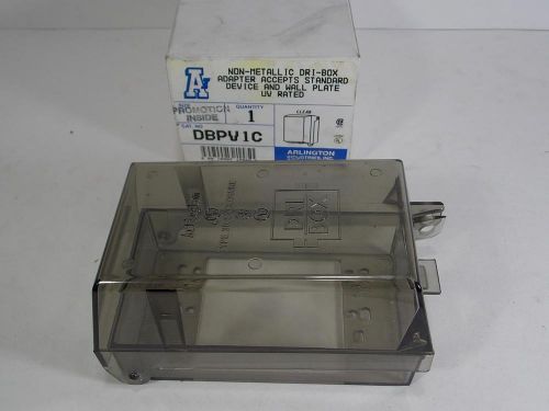 NEW IN BOX 1 GANG NON METALLIC WEATHERPROOF COVER # DBPV1C ARLINGTON INDUSTRIES