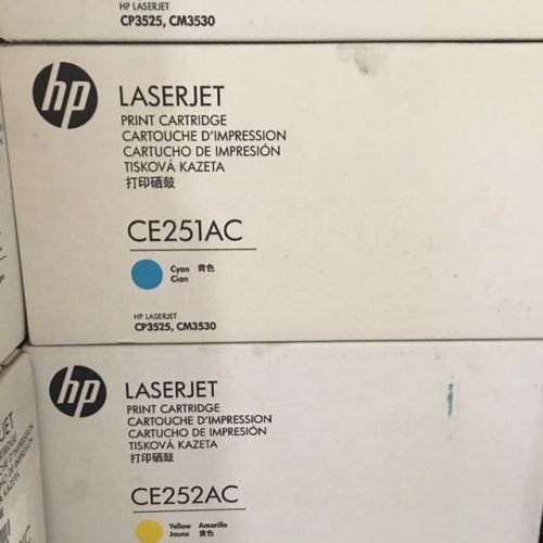 GENUINE HP 504A Cyan Toner Cartridge CE251AC CE251A For CP3525 CM3530