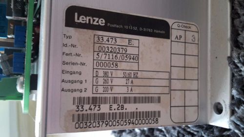 Lenze 33.473 E  E.2B