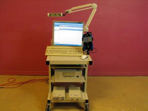 NicoletOne Nicolet One Clinical EEG System w/ Cart &amp; Viasys SC-1 IES-2 Modules