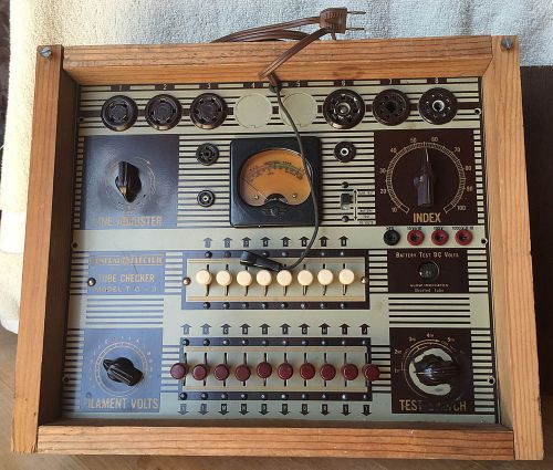 Vintage GE TC-3 Tube Tester - Works!