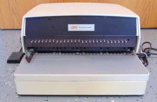 General binding corporation gbc 111pm-2 paper punch machine for binding s2128 for sale