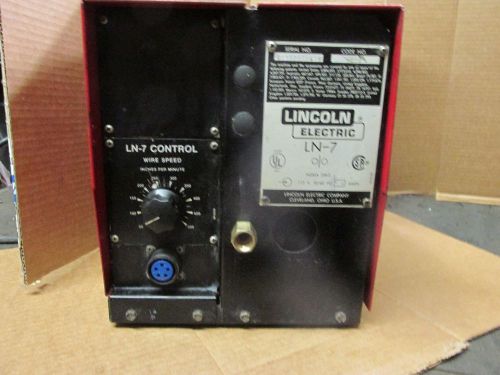 Lincoln electric ln-7 wire feeder control box for sale