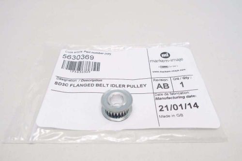 NEW MARKEM 5630369 SD3C FLANGED BELT IDLER PULLEY D528385