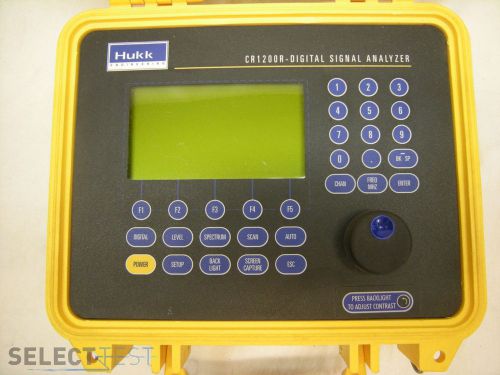 SUNRISE TELECOM CR1200R DIGITAL SIGNAL ANALYZER (REF:078)