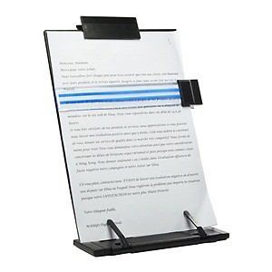CoBean Copyholders Black Metal Desktop Document Book Holder With 7 Adjustable