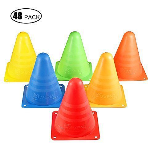 Outdoor Sports &amp; Traffic Cones - Summer Kids Games Roller Blades Soccer Bikes