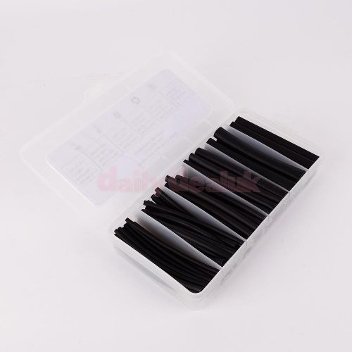 87pcs 3:1 heat shrink tubing tube heatshrink sleeve cable wrap 2.4-12.7mm for sale