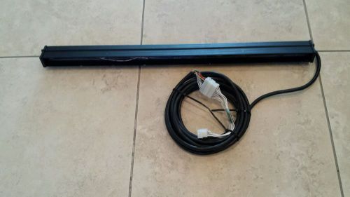 WHELEN DOMINATOR 8 HEAD PROJECT ALUMINUM BAR WITH TRAFFIC ADVISOR CABLE