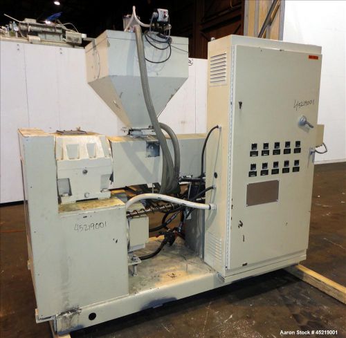 Used- Welex 2-1/2&#034; Single Screw Extruder, Model 250 24:1 RH. Approximately 24 to