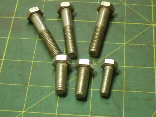 HEX HEAD CAP SCREWS 3/8-16 STAINLESS STEEL (3)1&#034; (3)2&#034; #51854