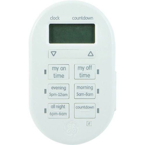 GE 26892 MyTouchSmart(TM) Indoor Plug-in Digital Timer