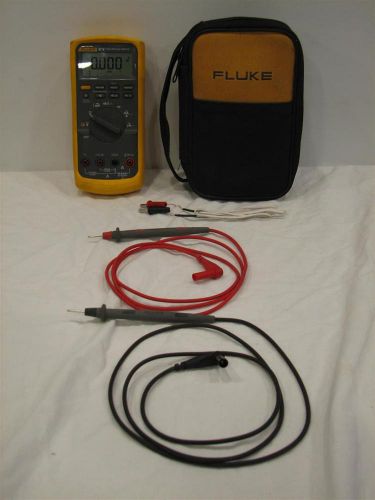 Fluke 87V Industrial TRMS Multimeter W/ Temperature Leads