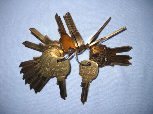 National COMPX Key Blanks Standerd and Reverse Keyways LOT 10 Each