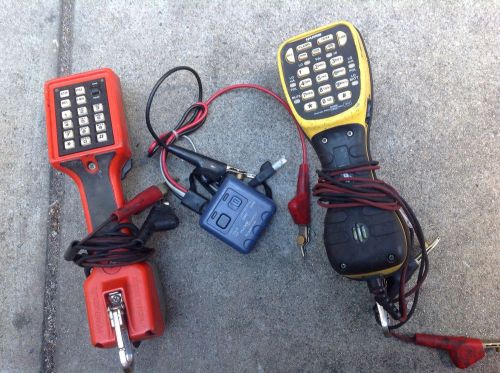 HARRIS TS44 BUTT TEST SET Lot with Fluke Tone Generator